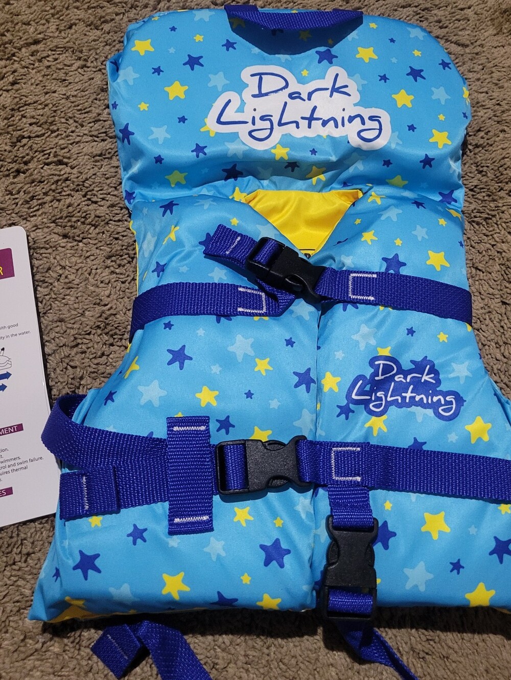 Kids Blue Star Swim Vest